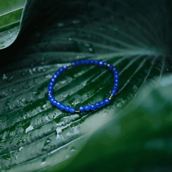 Bransoletka z kamieni naturalnych Sapphire Jade - obrazek 3