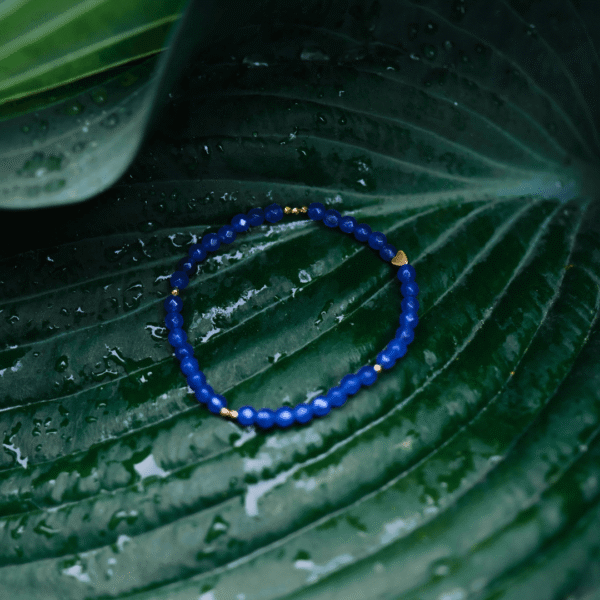 Bransoletka z kamieni naturalnych Sapphire Jade - obrazek 4