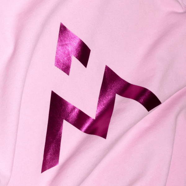 Bawełniana bluza z kapturem Pink Flow Hoodie UNISEX OVERSIZE - obrazek 5