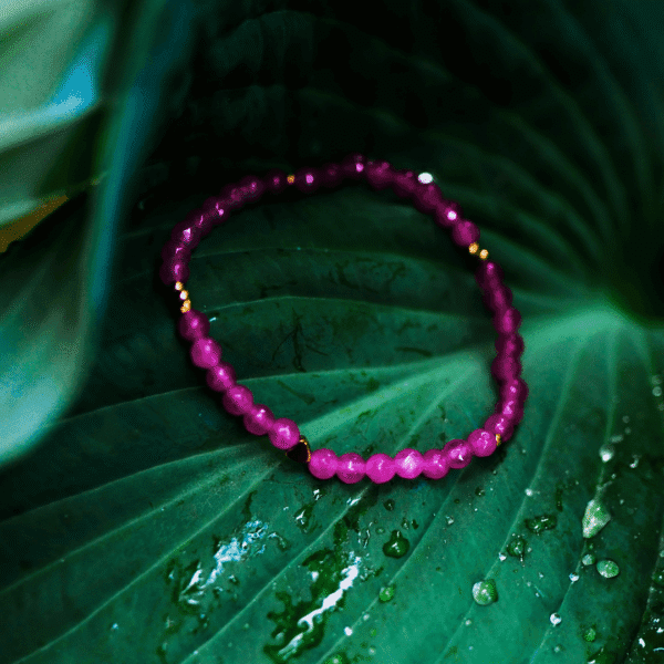 Bransoletka z kamieni naturalnych Rose Jade
