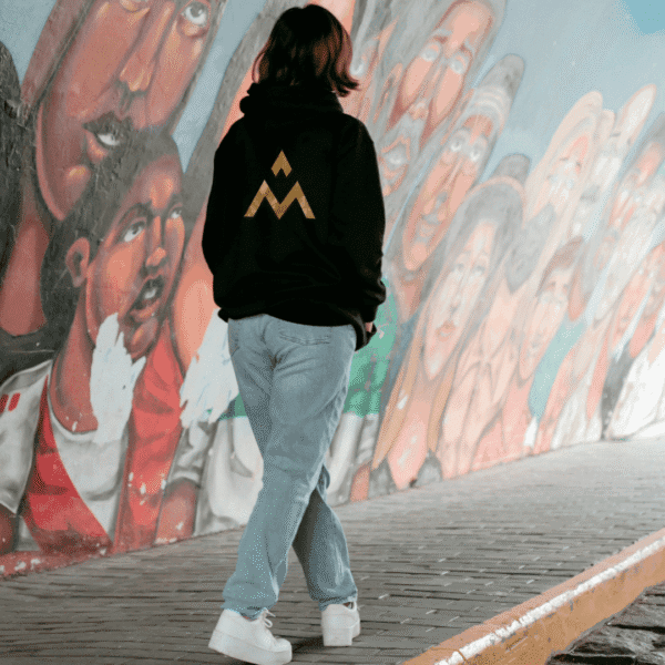 Bawełniana bluza z kapturem Urban Gold Hoodie UNISEX OVERSIZE - obrazek 5