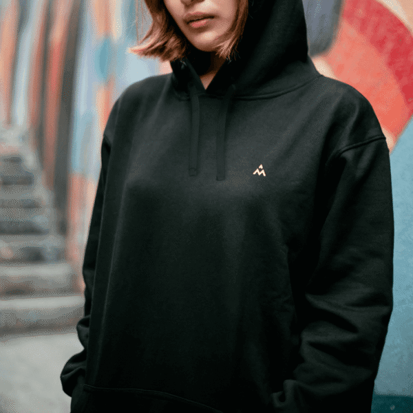Bawełniana bluza z kapturem Urban Gold Hoodie UNISEX OVERSIZE - obrazek 4