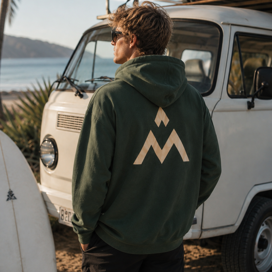 Meyantu - Bawełniana bluza z kapturem Nature Flow Hoodie UNISEX OVERSIZE 2 bluza z kapturem Nature Flow Hoodie UNISEX OVERSIZE